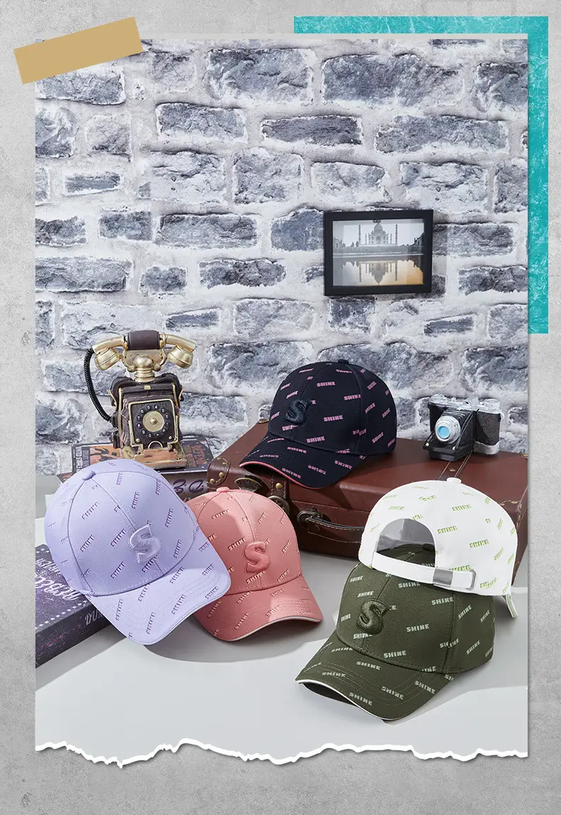 Pink Korean Style Baseball Cap for Men Women — feature 6
