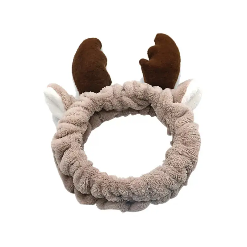 Pink Faux Fur Hair Band with Rabbit Ears - Image 25