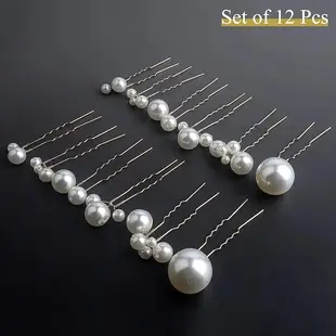European American Cross Border White Flower Hair Comb with Pearl & Rose Gold — feature 2