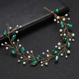 European American Cross Border White Flower Hair Comb with Pearl & Rose Gold — feature 3