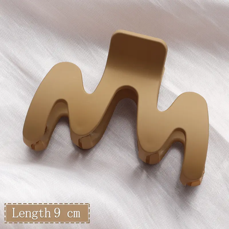 Elegant Wave Hairpin Clip 9cm Korean Style