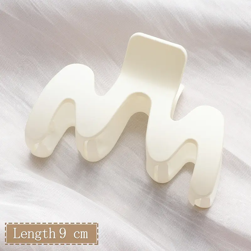 Elegant Wave Hairpin Clip 9cm Korean Style