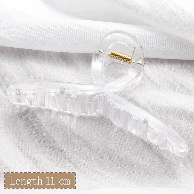 Elegant Wave Hairpin Clip 9cm Korean Style