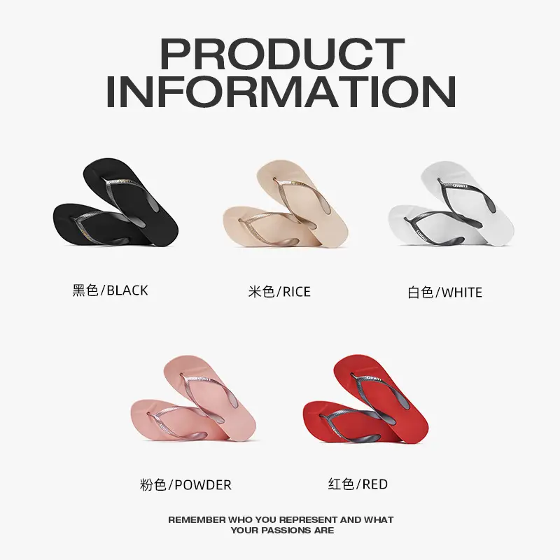 Luradi Pink Wedge Heeled Flip Flops Women Summer