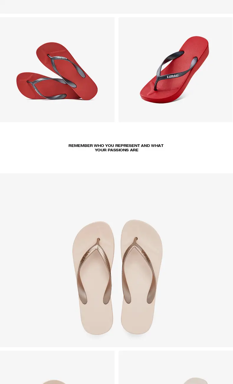 Luradi Pink Wedge Heeled Flip Flops Women Summer — feature 12