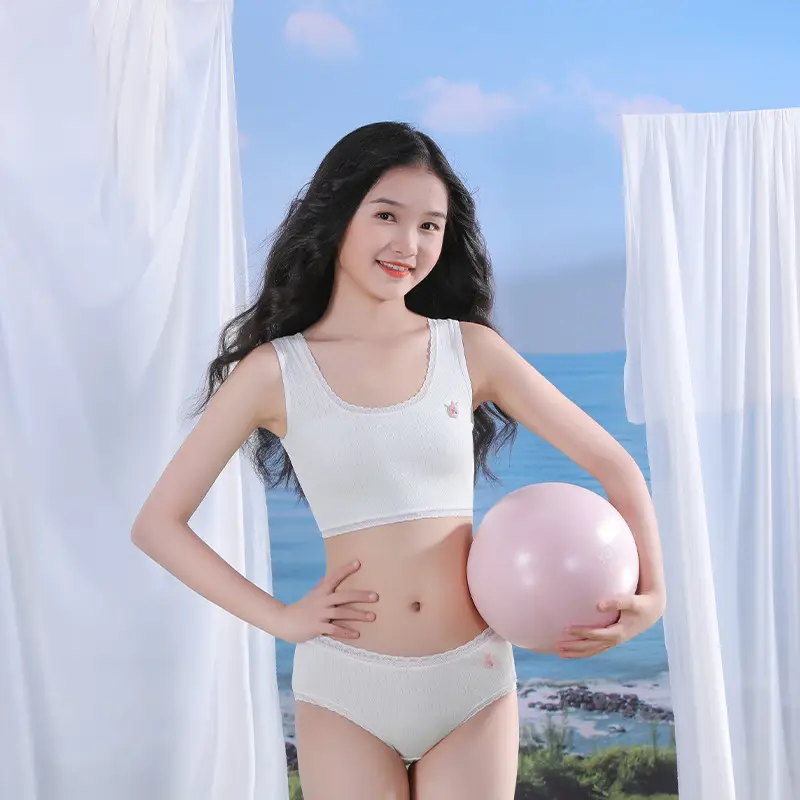 Children's Girls' Girls' Underwear Set Students' Developmental Bra Junior High School Students' Girls' Underwear Primary School Students' Small Vest