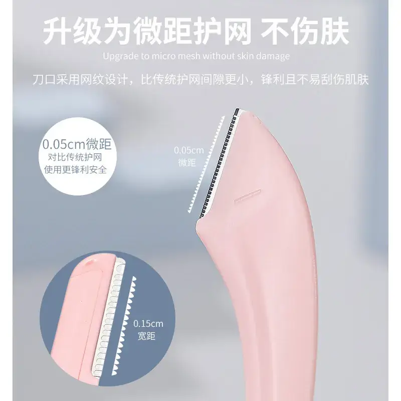 Macro eyebrow trimming tool with comb and scissors - Image 7