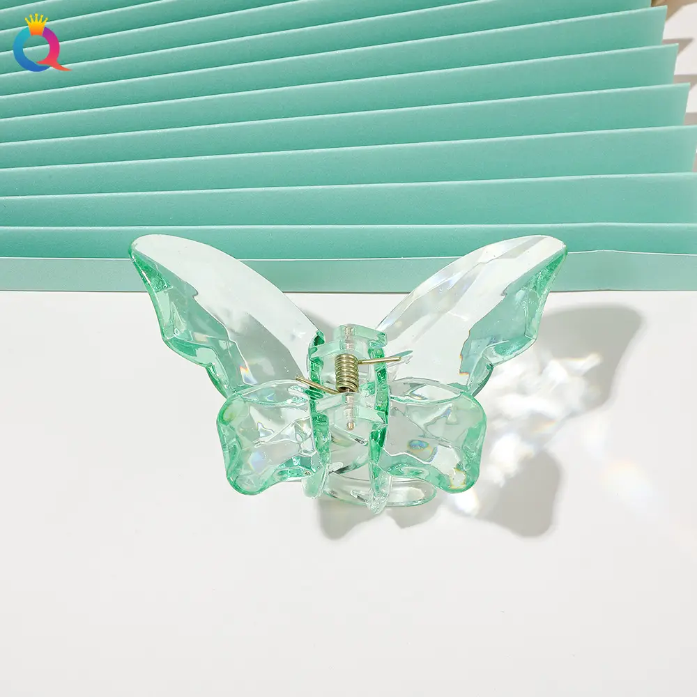 Green Shark Clip Hair Accessory for Women - Image 19