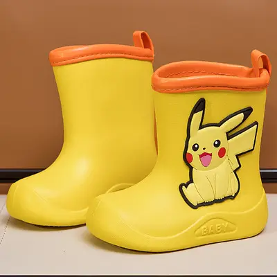 [Super Value Special Offer] Sanrio Cartoon Rain Boots Waterproof Shoes for Rainy Days, Non-Slip, Thickened, Wear-Resistant Rain Boots for Children — feature 14