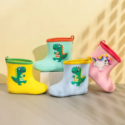 [Super Value Special Offer] Sanrio Cartoon Rain Boots Waterproof Shoes for Rainy Days, Non-Slip, Thickened, Wear-Resistant Rain Boots for Children — feature 27