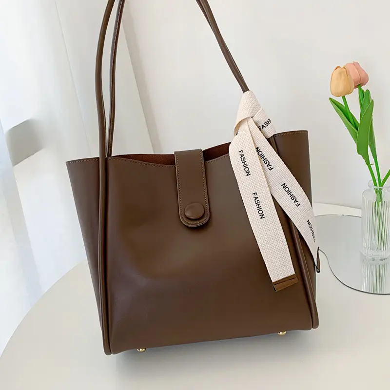 Women's Western Style Shoulder Bag Brown 2022 - Image 4