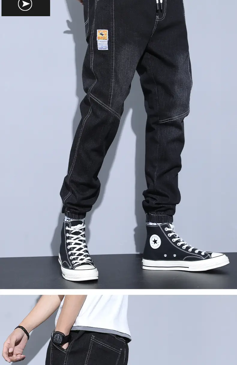 Black Denim Pants for Boys Spring Autumn 2022 — feature 11