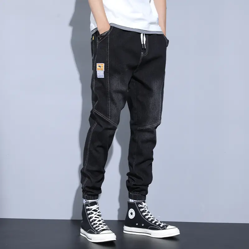 Black Denim Pants for Boys Spring Autumn 2022 - Image 2