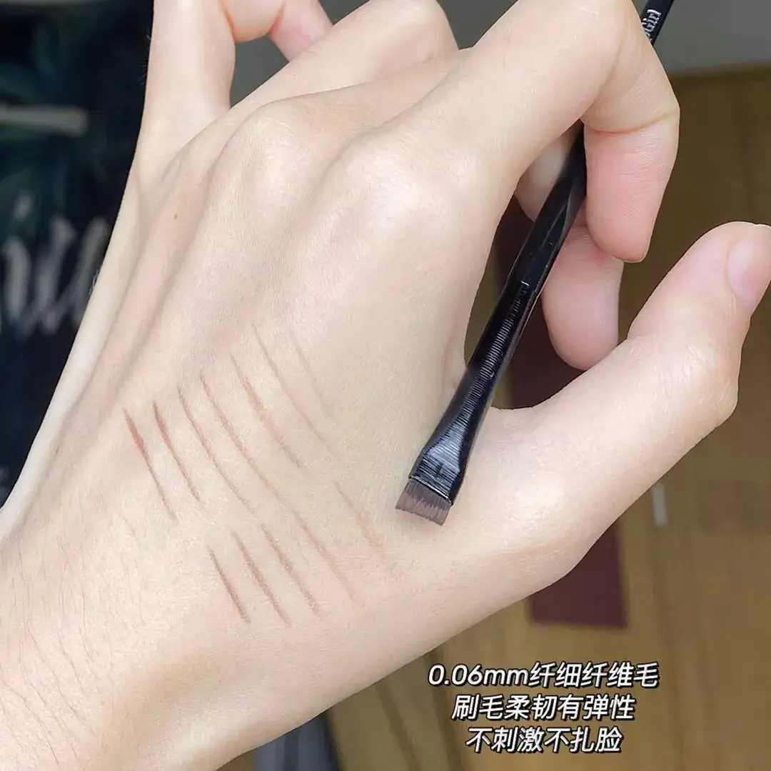 Ultra-Thin Fine Silkworm Eyeliner Brush Black - Image 5