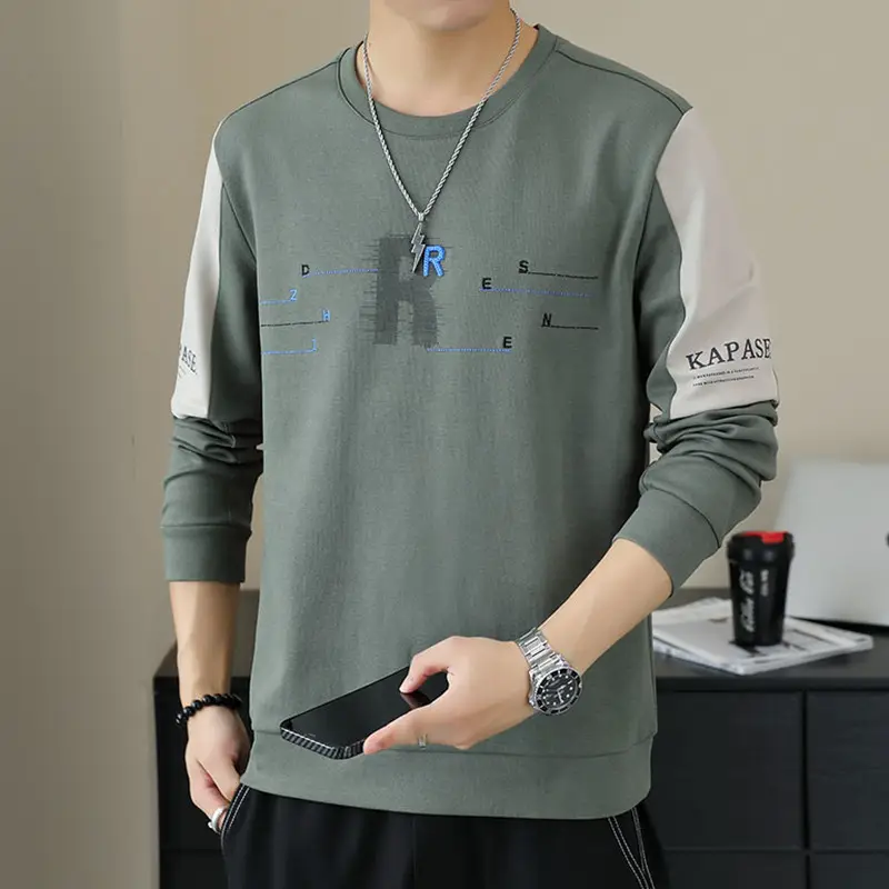 Men Black Graphic Sleeveless Sweater Top - Image 3