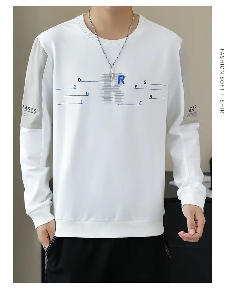 Men Black Graphic Sleeveless Sweater Top — feature 10