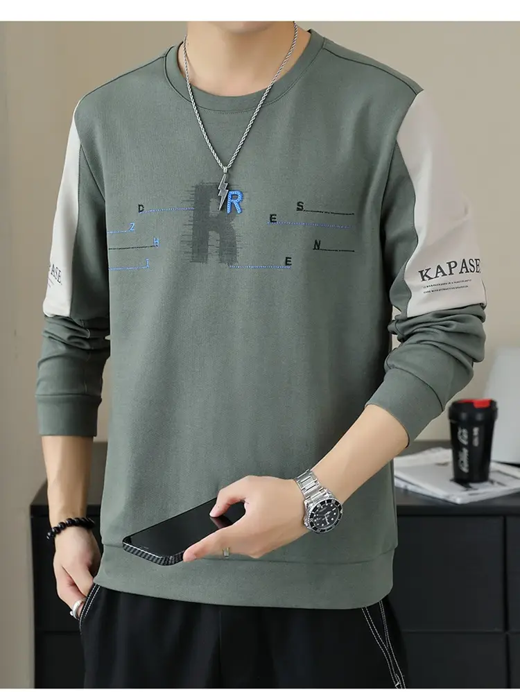 Men Black Graphic Sleeveless Sweater Top — feature 14