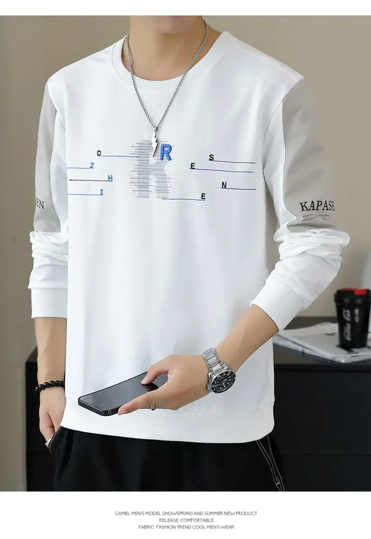 Men Black Graphic Sleeveless Sweater Top — feature 9