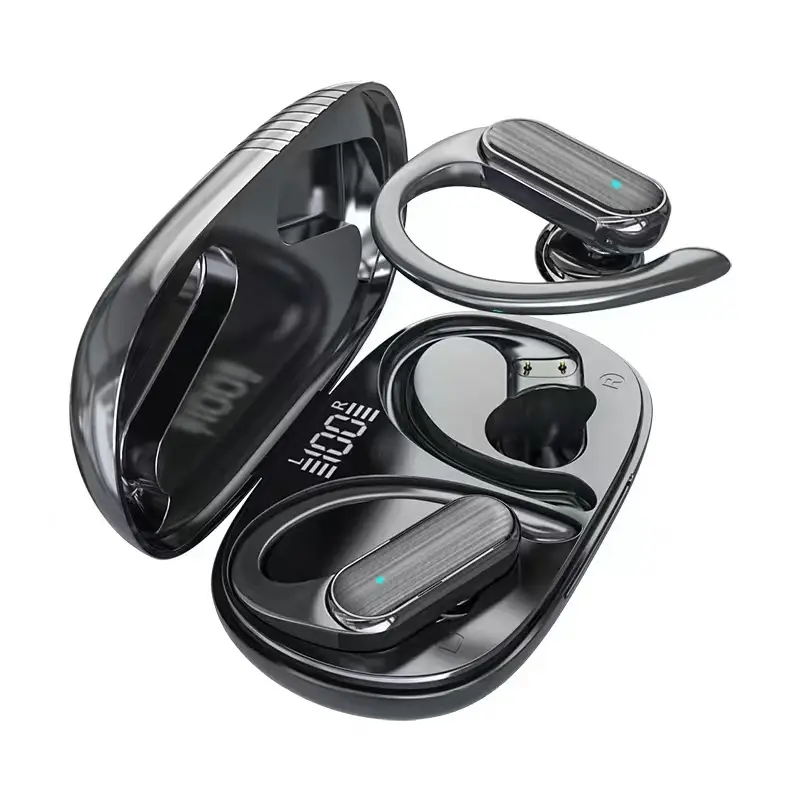 Wireless Bluetooth Headset Sports Running with Digital Display - Image 7