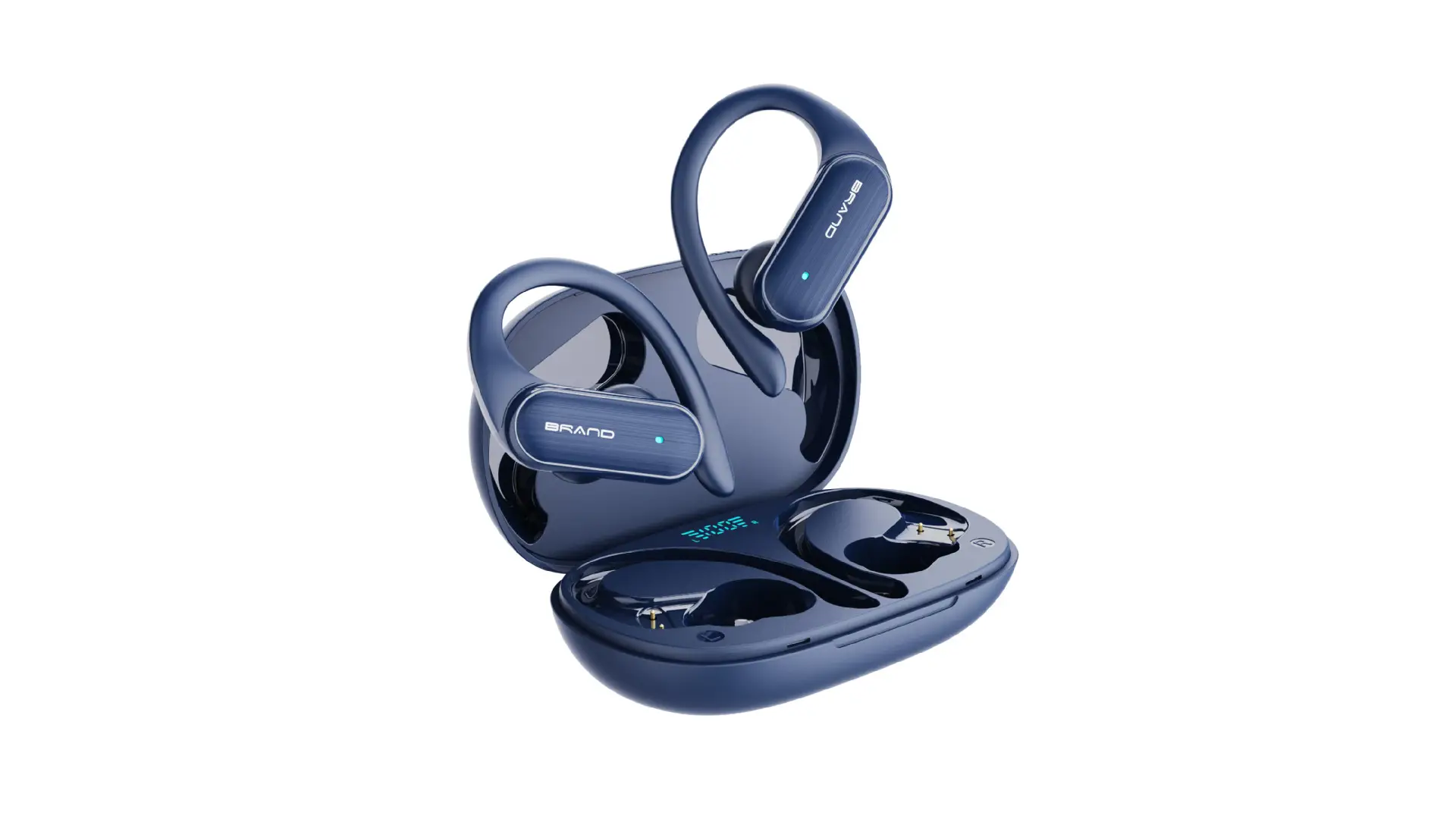 Wireless Bluetooth Headset Sports Running with Digital Display — feature 9