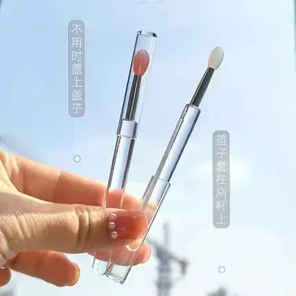 Silicone Lip Brush with Lid Dustproof Makeup Brush - Image 7