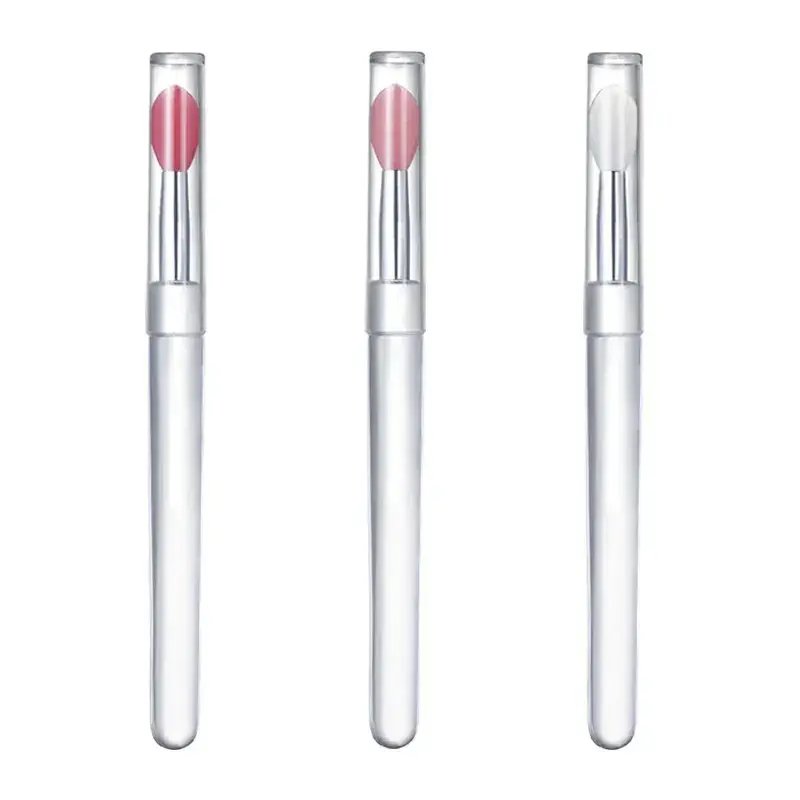 Silicone Lip Brush with Lid Dustproof Makeup Brush - Image 8