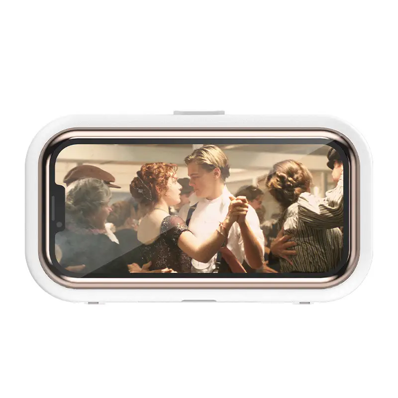 360-Degree Rotating Retractable Waterproof Mobile Phone Box Without Punching Bathroom Waterproof Bracket Toilet Bathing Drama Artifact