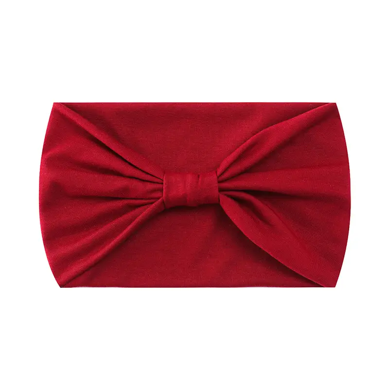 Green Elastic Sports Hair Band with Bow - Image 2