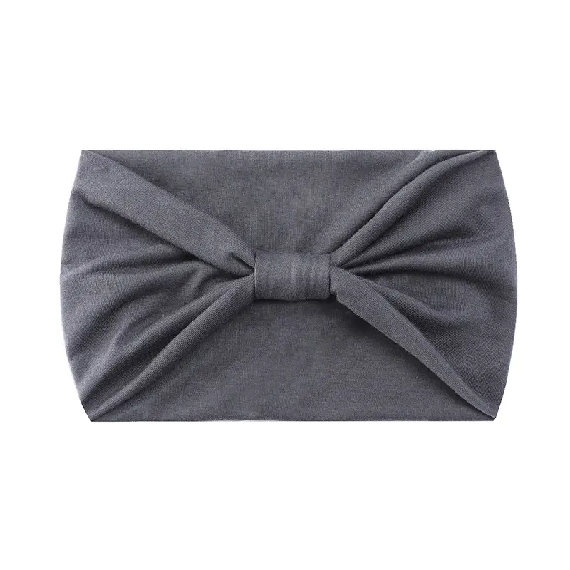 Green Elastic Sports Hair Band with Bow - Image 3