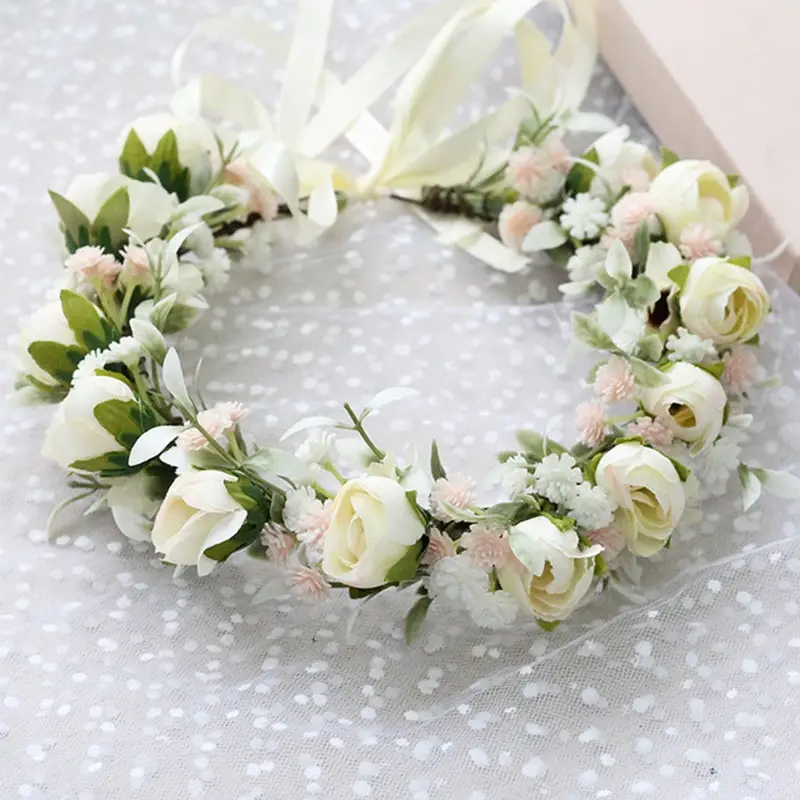 Fairy Rose Hair Band for Bridesmaids & Wedding Wear