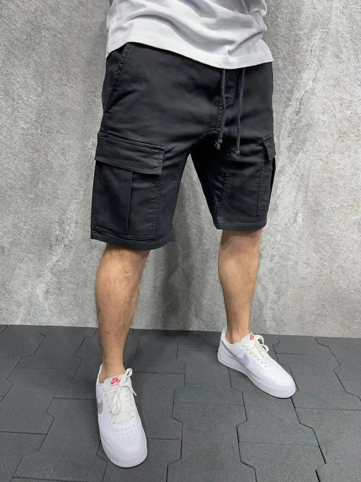 Men's Tan Multi-Pocket Work Shorts 2022 — feature 6