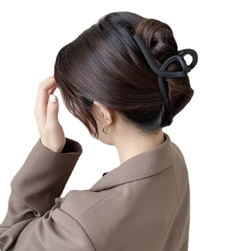 Frosted Hair Clip for Large Shark Back Head Disc
