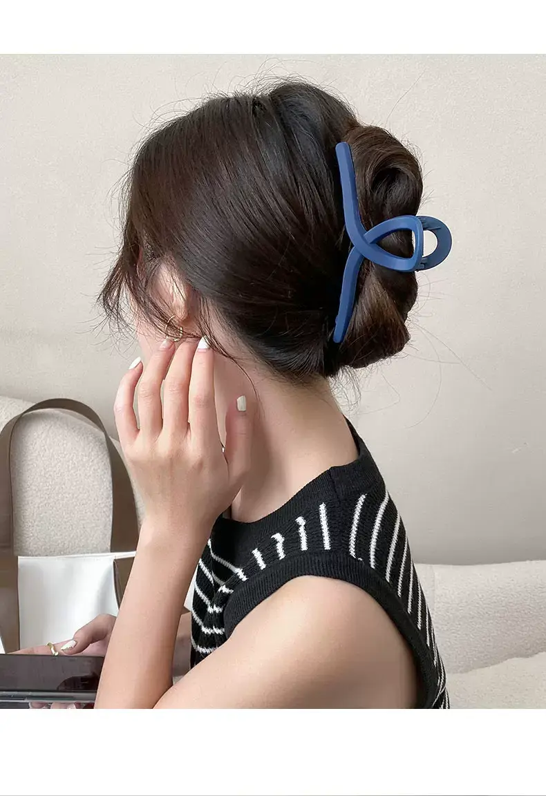 Frosted Hair Clip for Large Shark Back Head Disc — feature 10