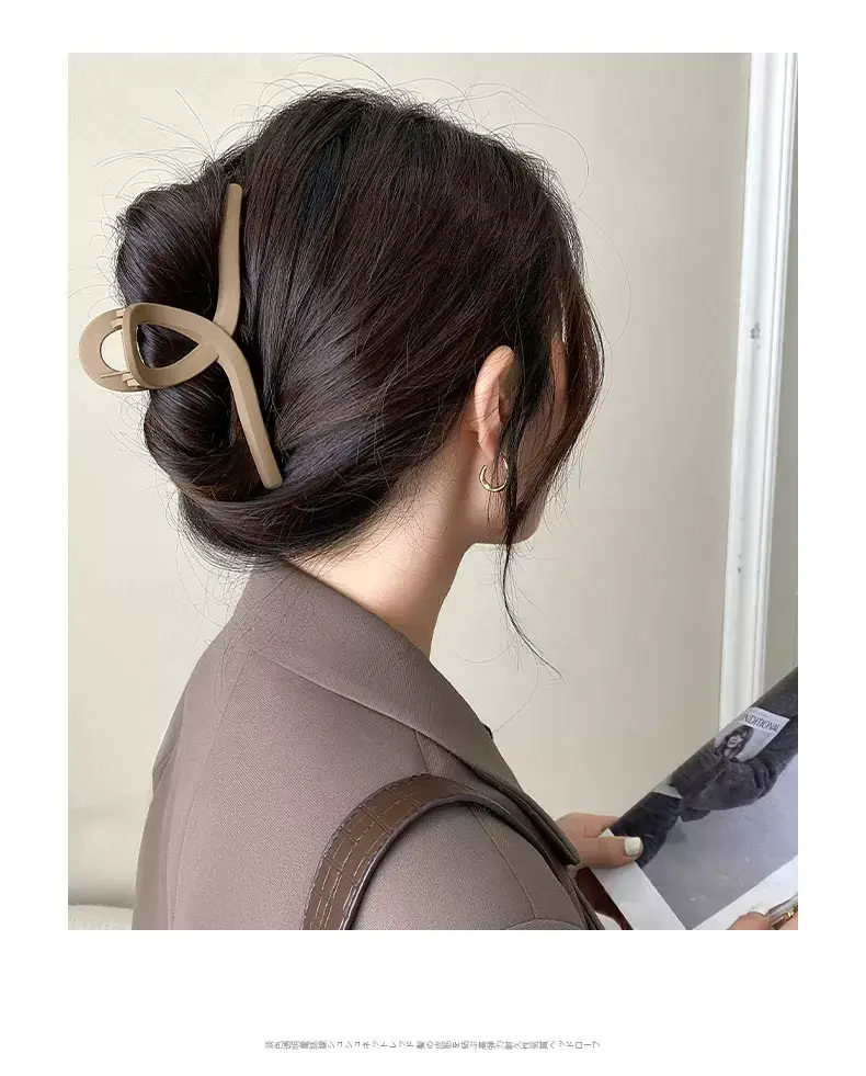 Frosted Hair Clip for Large Shark Back Head Disc — feature 5