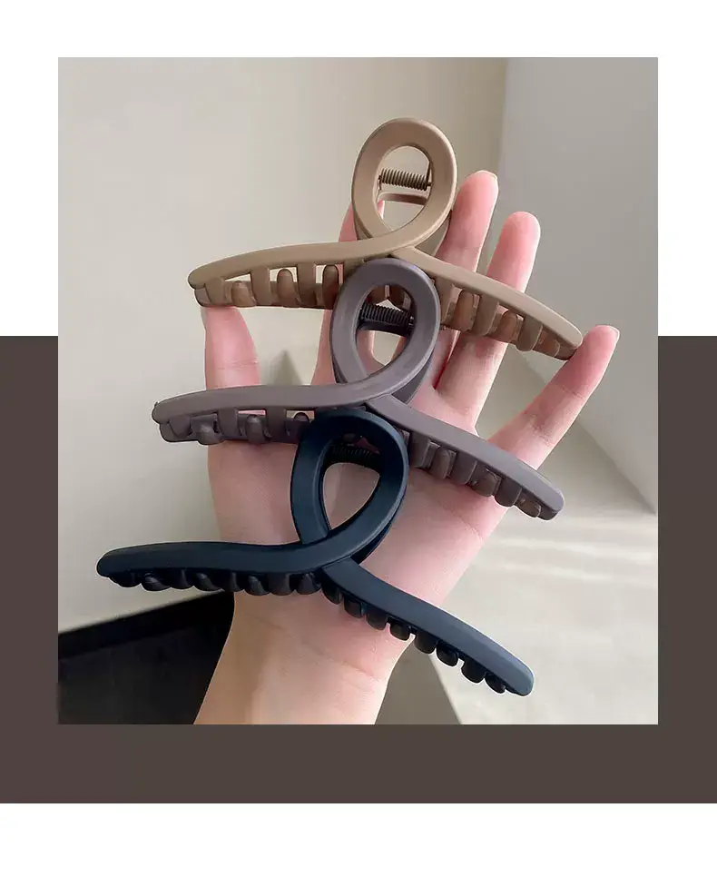 Frosted Hair Clip for Large Shark Back Head Disc — feature 6