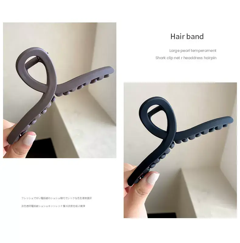 Frosted Hair Clip for Large Shark Back Head Disc — feature 7