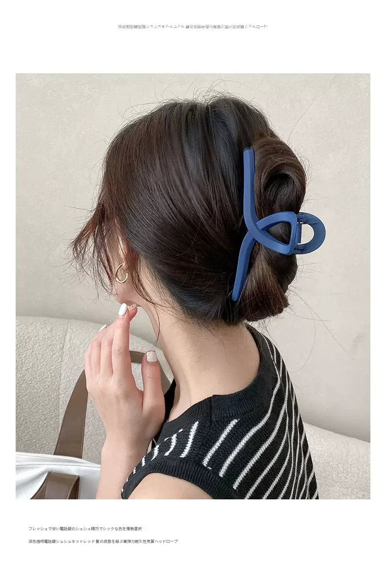 Frosted Hair Clip for Large Shark Back Head Disc — feature 9