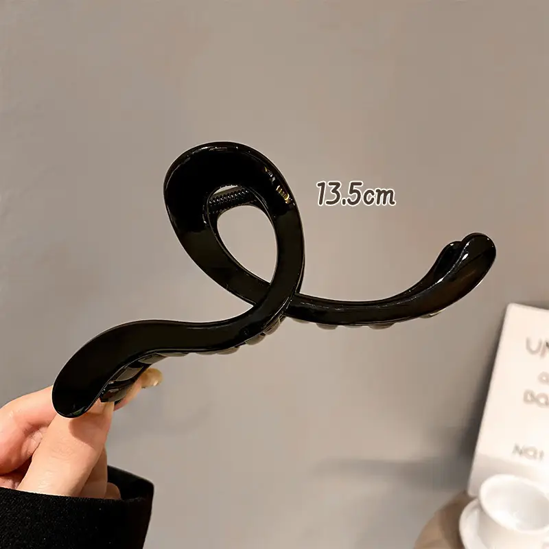 Frosted Hair Clip for Large Shark Back Head Disc