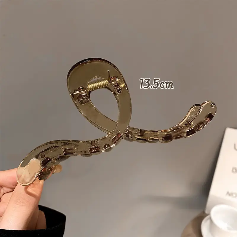 Frosted Hair Clip for Large Shark Back Head Disc