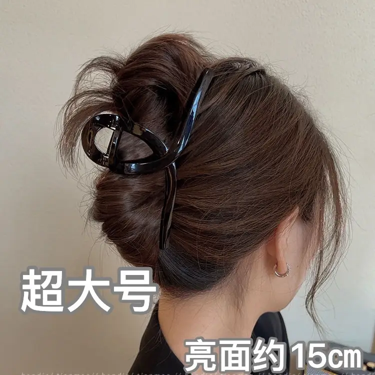 Frosted Hair Clip for Large Shark Back Head Disc