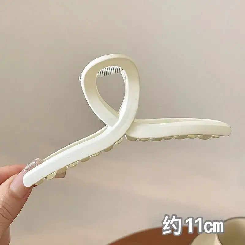 Frosted Hair Clip for Large Shark Back Head Disc