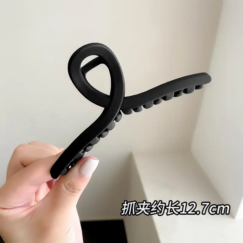 Frosted Hair Clip for Large Shark Back Head Disc