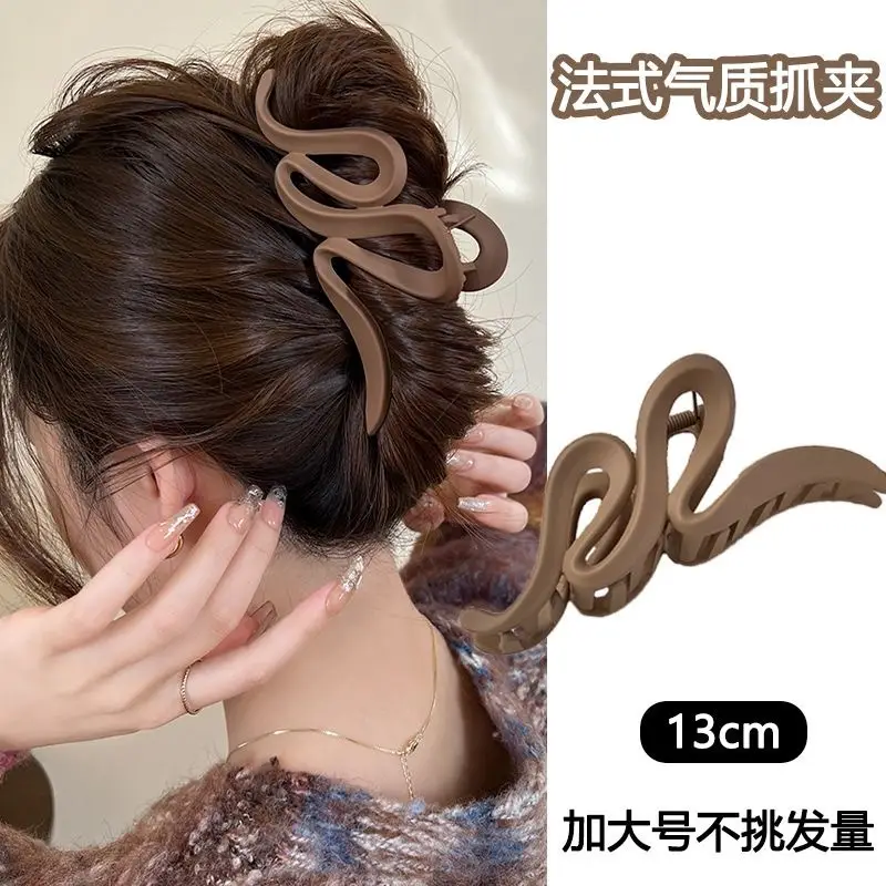 Frosted Hair Clip for Large Shark Back Head Disc