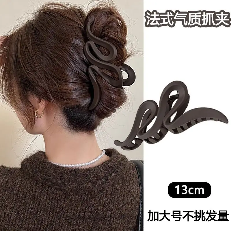 Frosted Hair Clip for Large Shark Back Head Disc