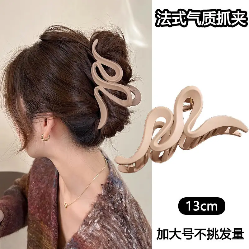 Frosted Hair Clip for Large Shark Back Head Disc