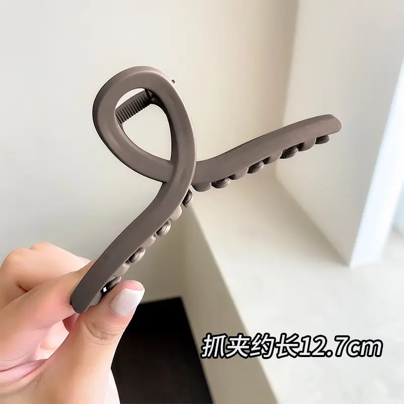 Frosted Hair Clip for Large Shark Back Head Disc