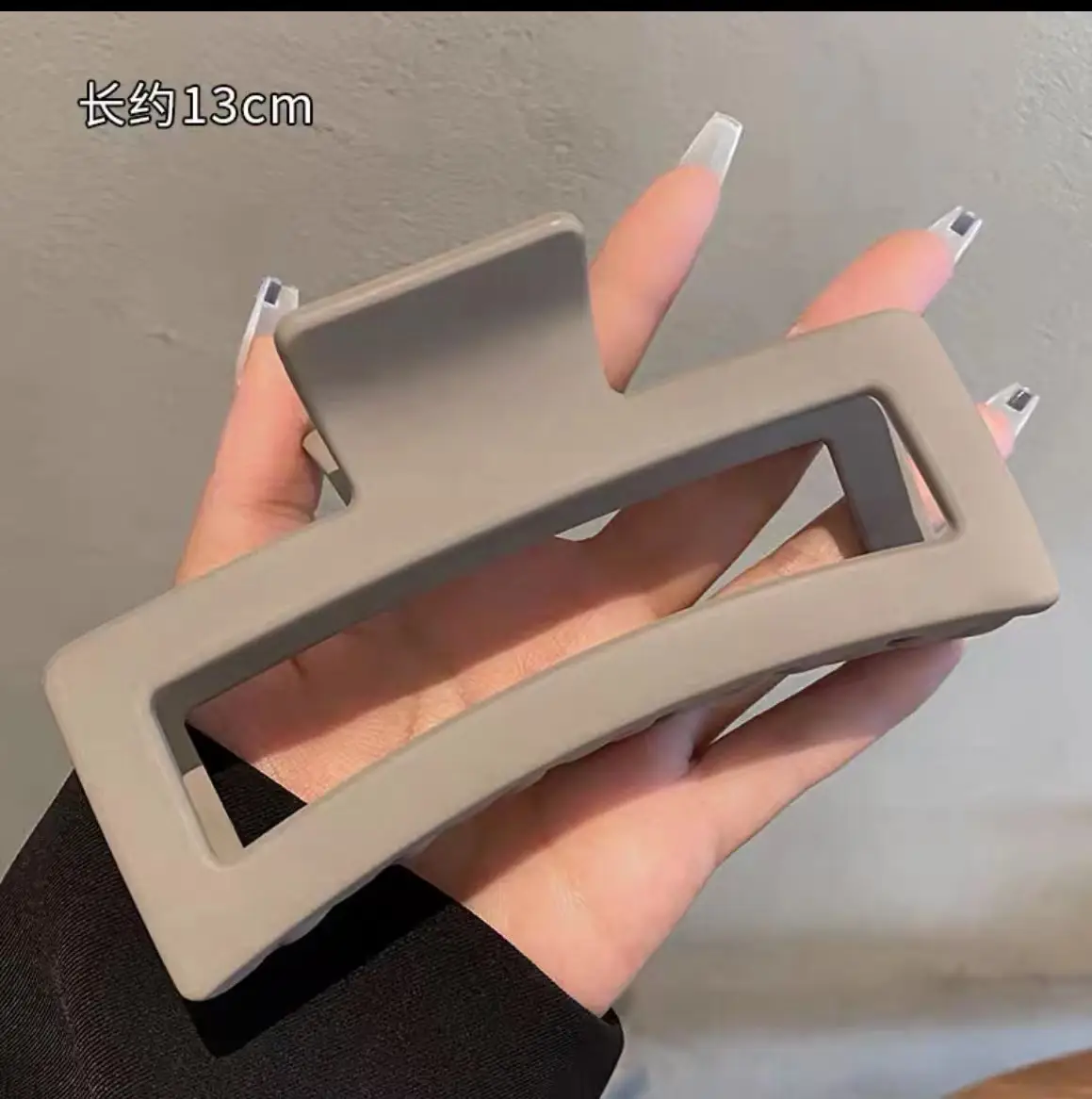 Frosted Hair Clip for Large Shark Back Head Disc