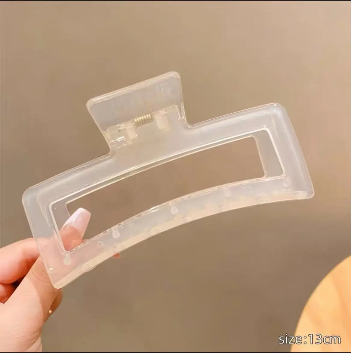 Frosted Hair Clip for Large Shark Back Head Disc