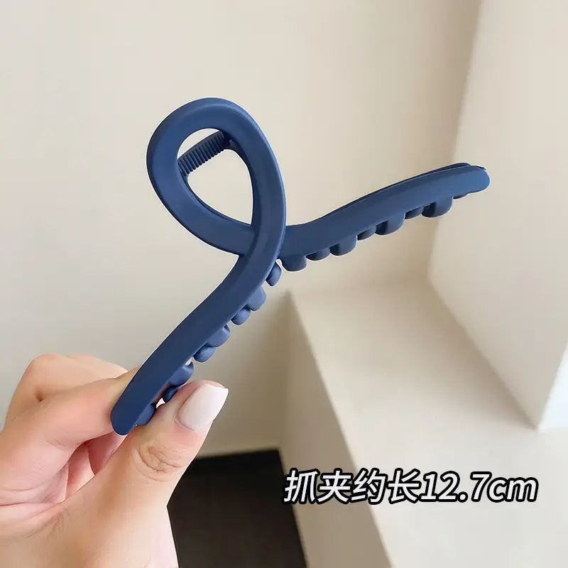 Frosted Hair Clip for Large Shark Back Head Disc