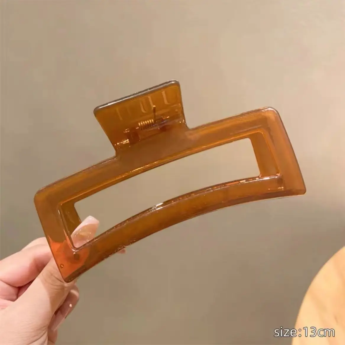 Frosted Hair Clip for Large Shark Back Head Disc